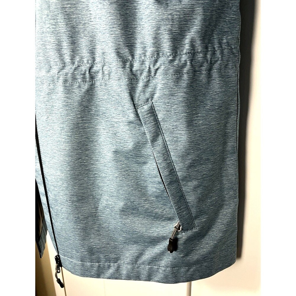 32 Degrees Ladies' Short Anorak Jacket | Size: S | Color: Teal Melange - Picture 6 of 9